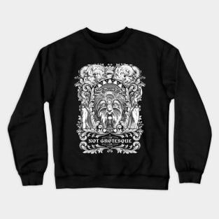 Renaissance Grotesque Monster Mask Crewneck Sweatshirt